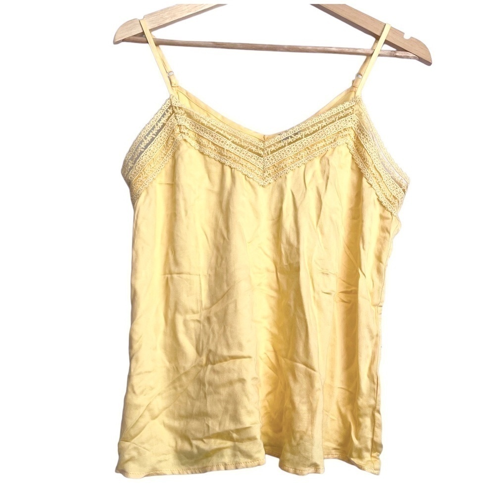 NEW Kismet Yellow Lace Camisole Top US M